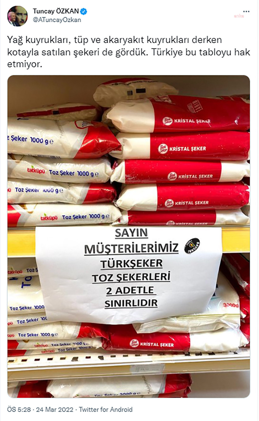 ''Kotayla satılan şekeri de gördük, Türkiye bu tabloyu hakketmiyor'' - Resim : 1