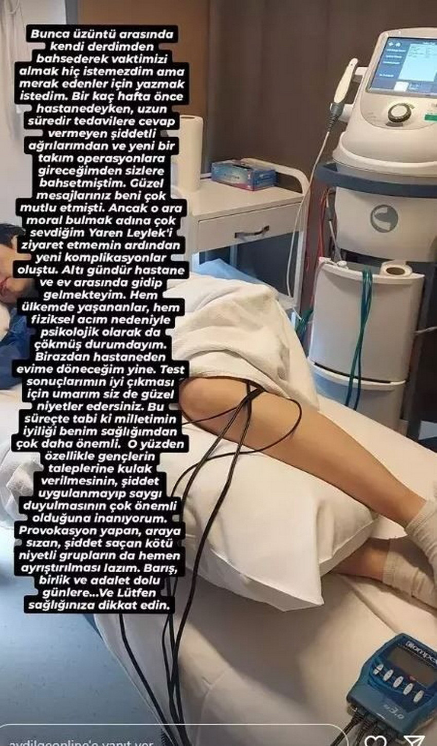 Ünlü şarkıcı Aydilge uzun süredir geçmeyen ağrıları nedeniyle apar topar hastaneye kaldırıldı.