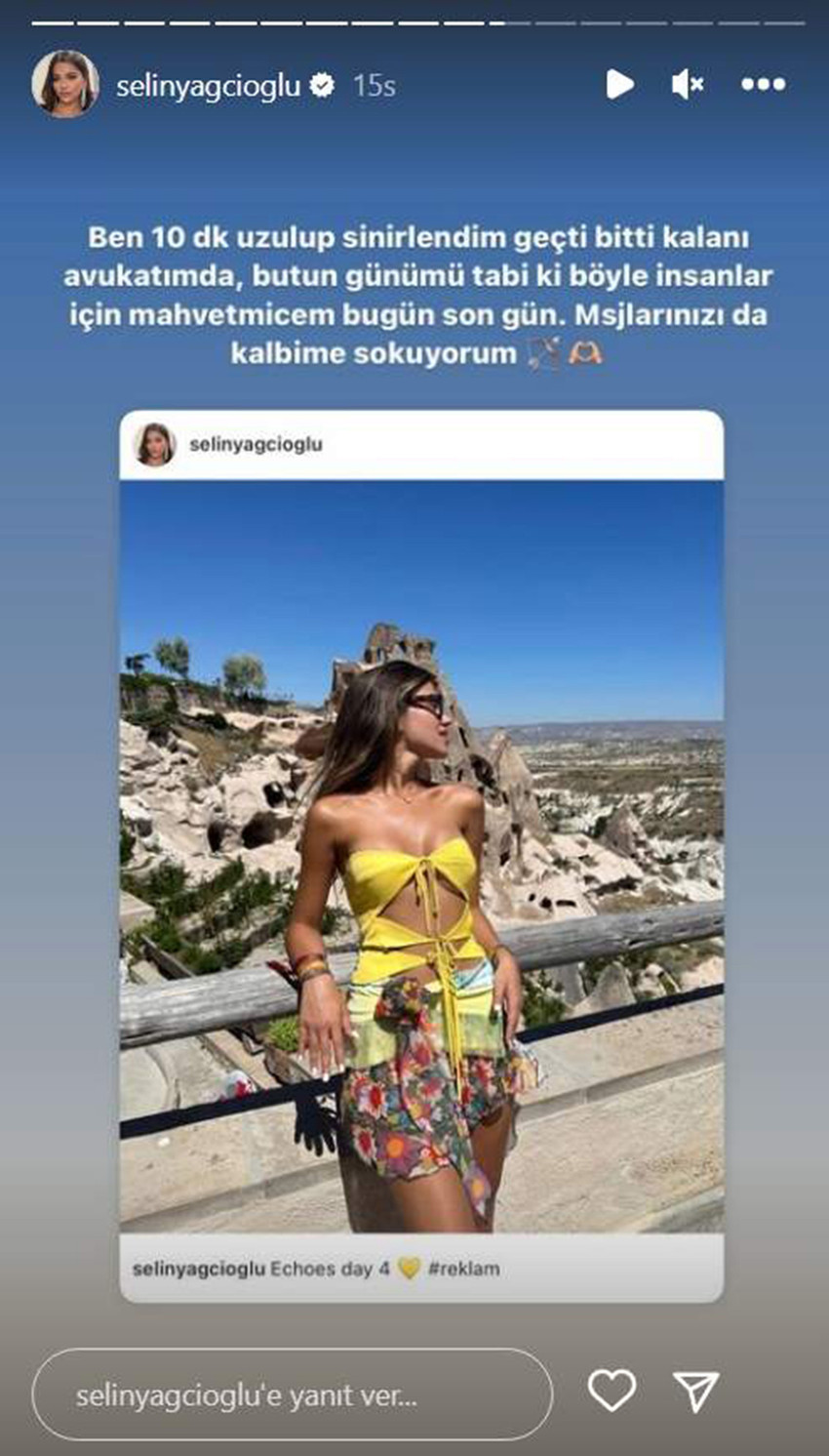 Kısa bir süre önce Berk Atan ile birlikteliğini noktalayarak yeni bir aşka yelken açan sosyal medyanın ünlü isimlerinden Selin Yağcıoğlu, sevgilisi Allan Hakko ile paylaştığı fotoğrafa gelen küfürlü yorumlar sonrası çılgına döndü.