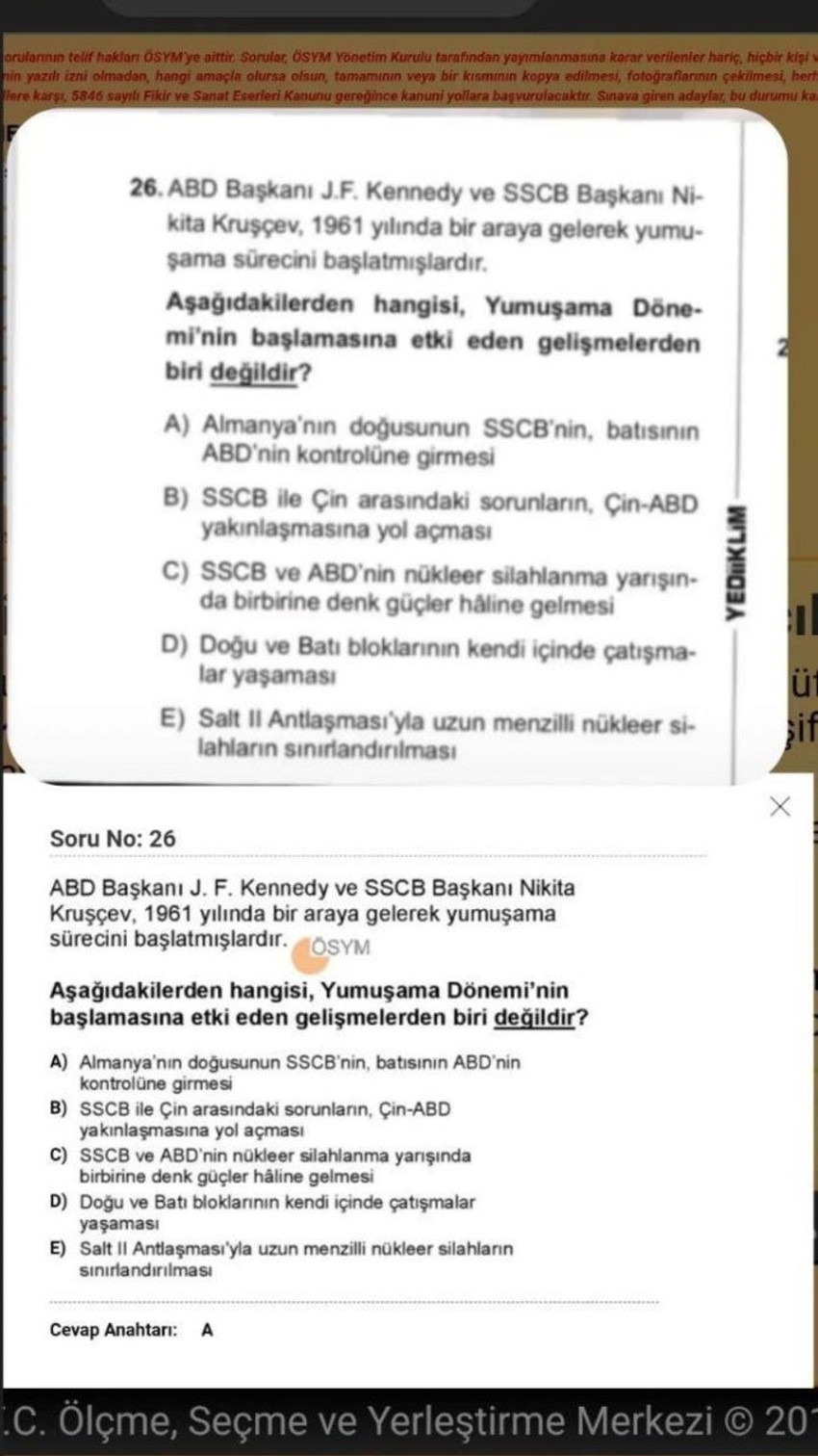 Erdoğan talimat verdi: KPSS soruları incelenecek! - Resim : 1