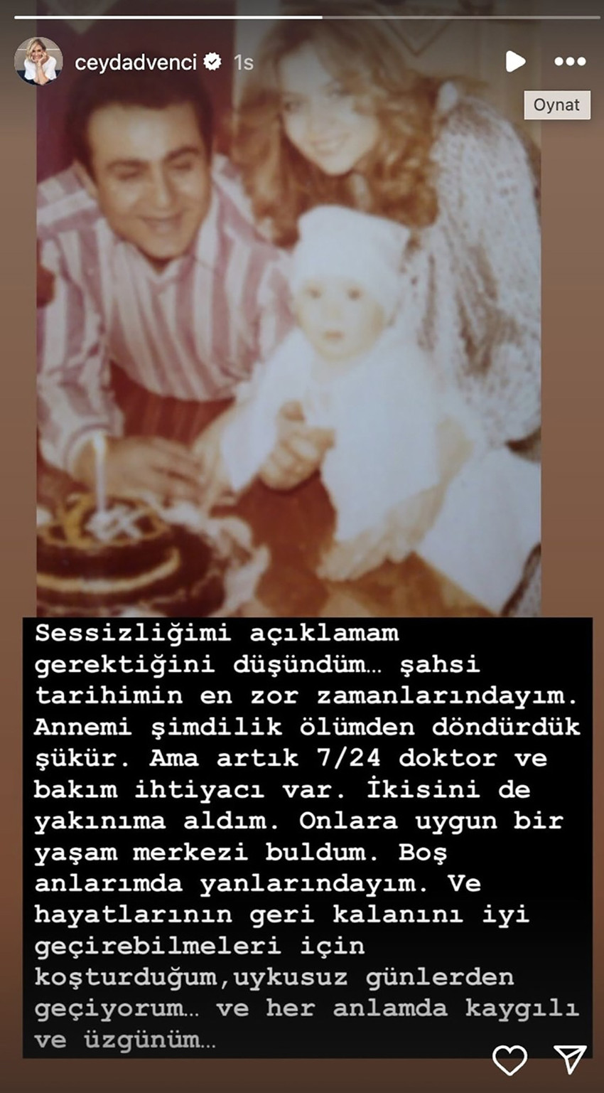 Ünlü oyuncu ve sunucu Ceyda Düvenci, son günlerde yaşananlara neden sessiz kaldığını sosyal medya hesabından yaptığı paylaşımla açıkladı.