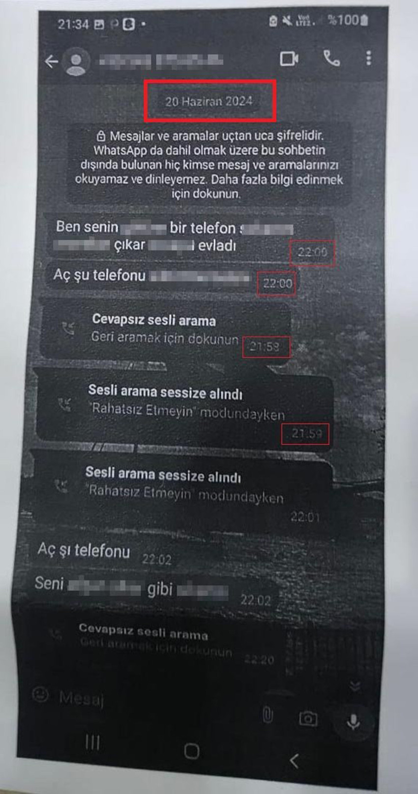 Eskişehir'de bir iş insanına yönelik tehdit ve hakaret soruşturmasında, "sahte yazışma" ile yapılan suç duyurusu belirlendi.