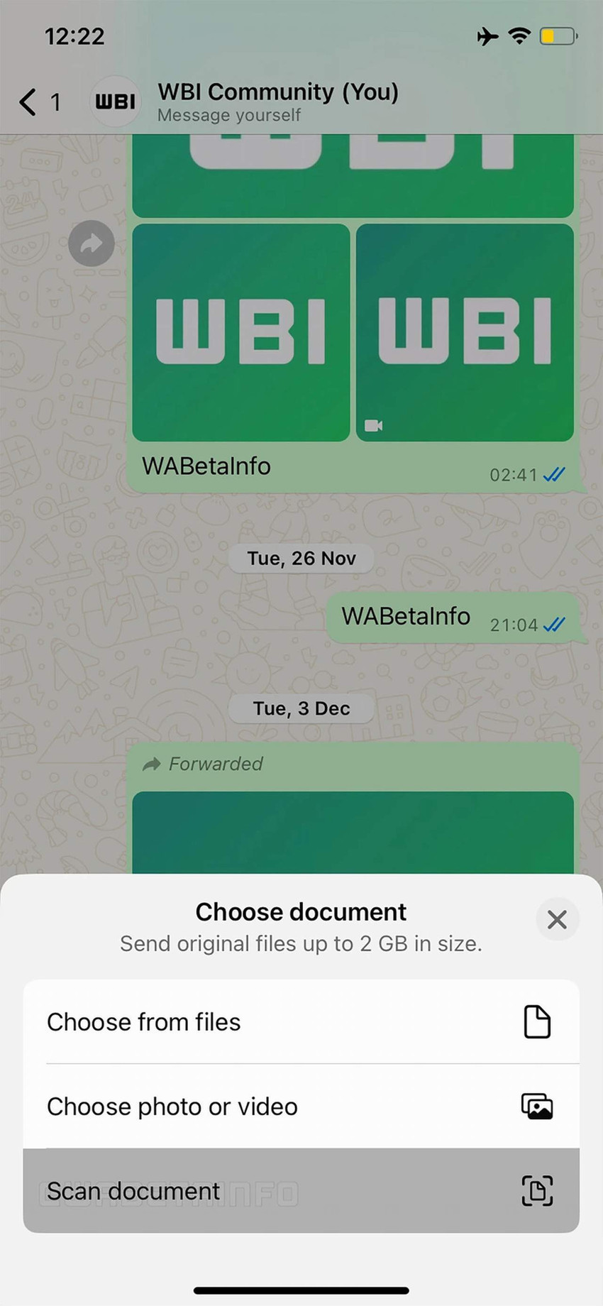 "Cep"teki yeşil dev, mobil dünyanın en çok kullanılan anlık mesajlaşma uygulaması WhatsApp'a şimdi de dosya ekleme kısmından dosya tarama özelliği geliyor...