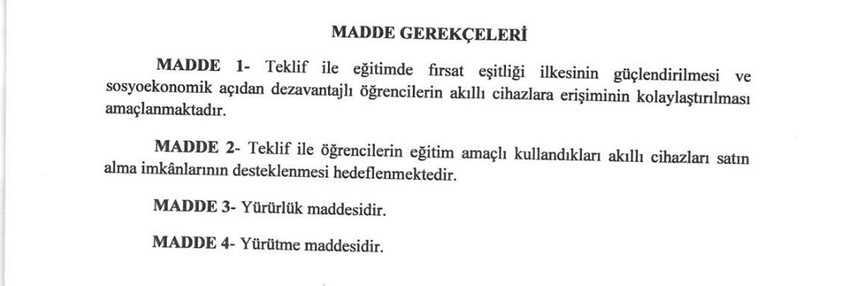 İktidar ortağı MHP, üniversite öğrencilerine elektronik cihaz satışları için ÖTV muafiyeti getiren kanun teklifini TBMM'ye sundu.