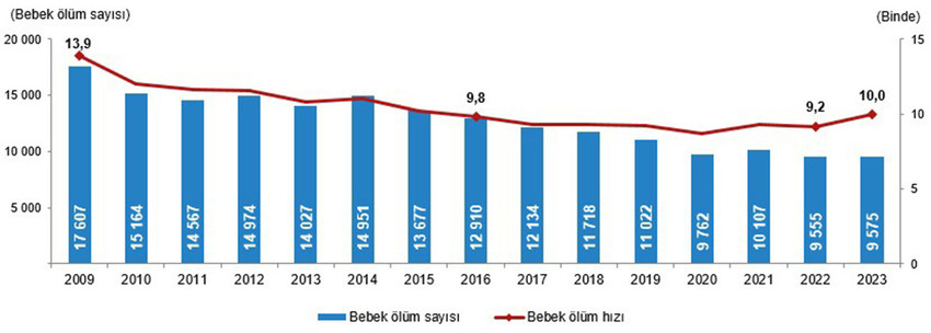 TÜİK, 2023 yılı ölüm istatistiklerini açıkladı. Verilere göre, 6 Şubat'ta Kahramanmaraş merkezli depremlerde 45 bin 784 Türk vatandaşı hayatını kaybetti.