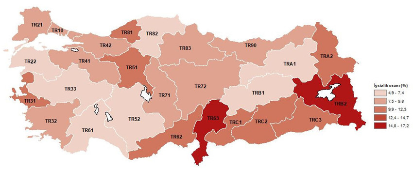Türkiye İstatistik Kurumu geçen yılın tamanına ait iş gücü istatistiklerini paylaştı. İşsizlik oranı ise 1.0 puan azalarak yüzde 9.4 seviyesinde gerçekleşti.