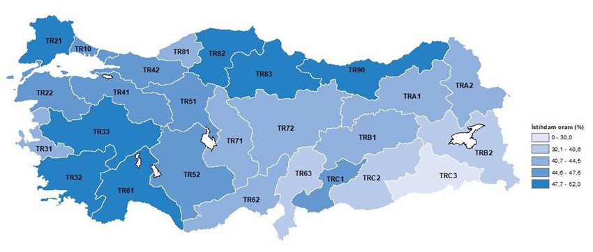 TÜİK işsizlik rakamları grafiği 23 Mart 2022