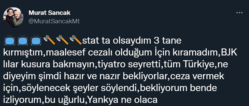 Adana Demirspor - Trabzonspor maçı sonrası Murat Sancak'tan olay açıklama: Statta olsam... - Resim : 1