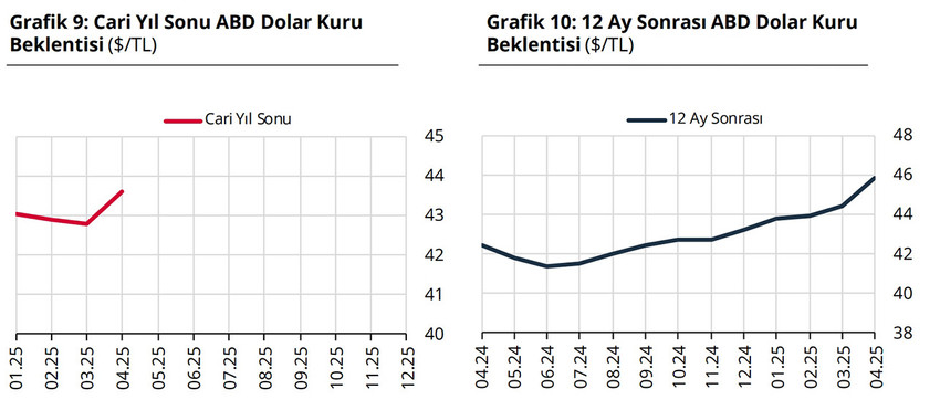 Türkiye Cumhuriyet Merkez Bankası'nın faiz, dolar ve enflasyon beklentilerinden oluşan Piyasa Katılımcıları Anketi sonuçları açıklandı.