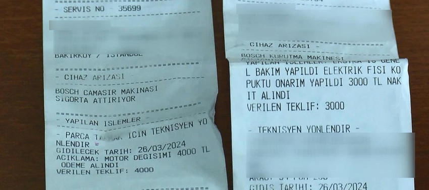İstanbul Bakırköy'de çamaşır makinesi arızalanması üzerine internette karşına çıkan ilk numarayı arayan kadın, hem parasından hem makinesinden oldu.