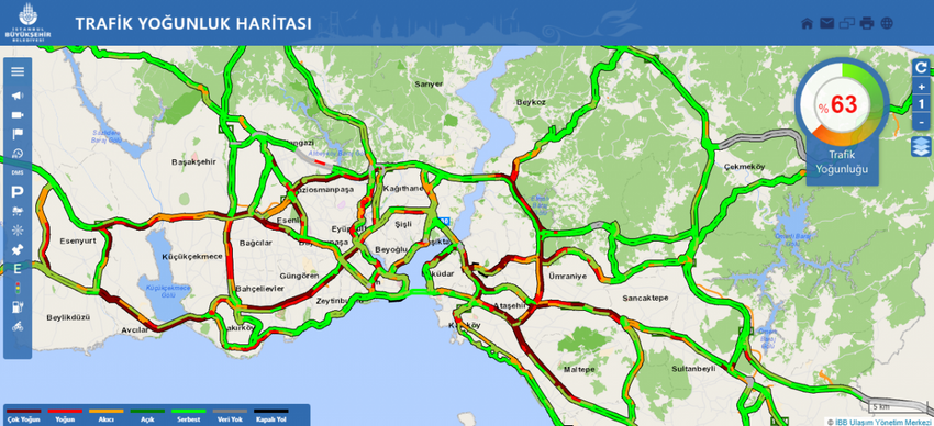 Yağan yağmur tuzu biberi oldu... İstanbul'da trafik felç! - Resim : 1