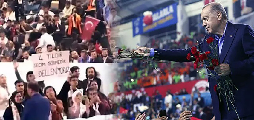 Erdoğan pankartta yazanı görünce kayıtsız kalamadı: Siz deli edeceksiniz - Resim : 1