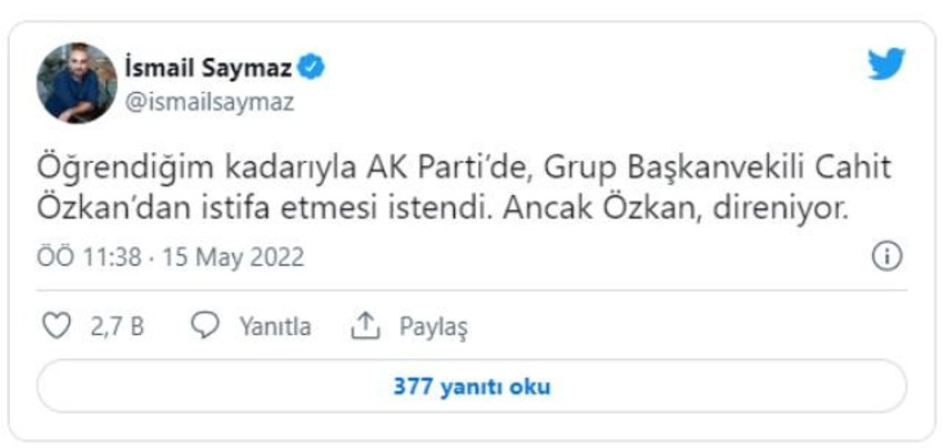 AK Partili Cahit Özkan'ın BAE çıkışı partiyi karıştırdı! İstifası istendi iddiası - Resim : 2