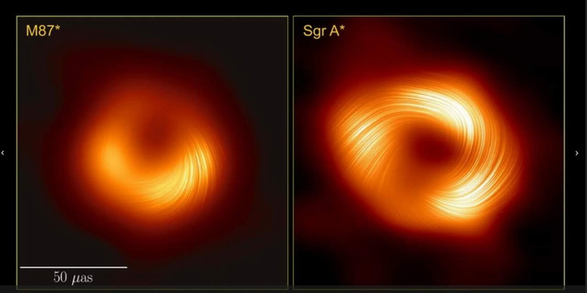 Samanyolu Galaksisi'ndeki merkezinde yer alan Sagittarius A* kara deliğinin net fotoğrafı paylaşıldı.