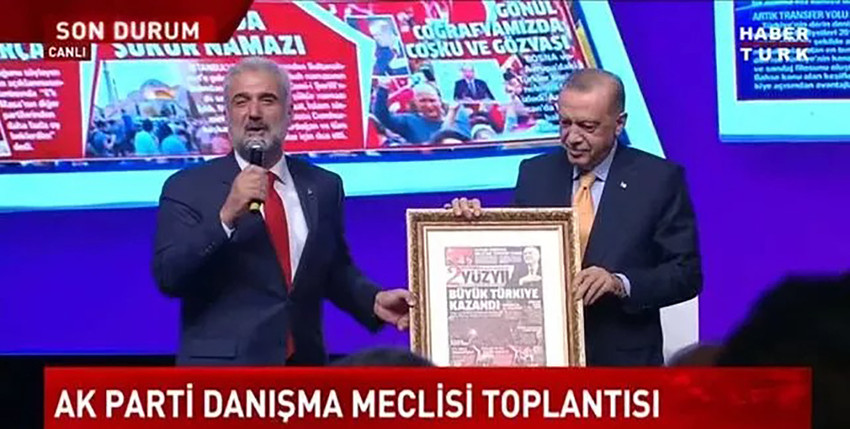 Erdoğan'a dikkat çeken hediye: Büyük Türkiye kazandı - Resim : 1