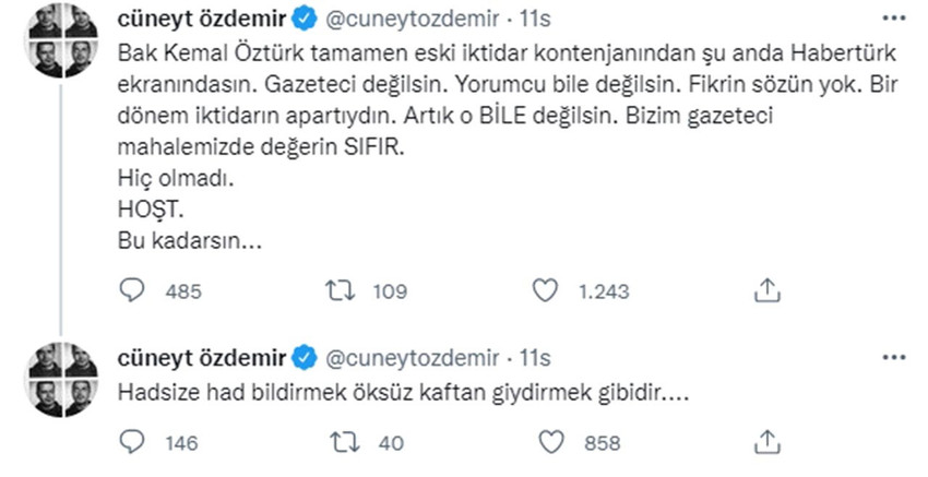 Cüneyt Özdemir ile Kemal Öztürk birbirine girdi - Resim : 2
