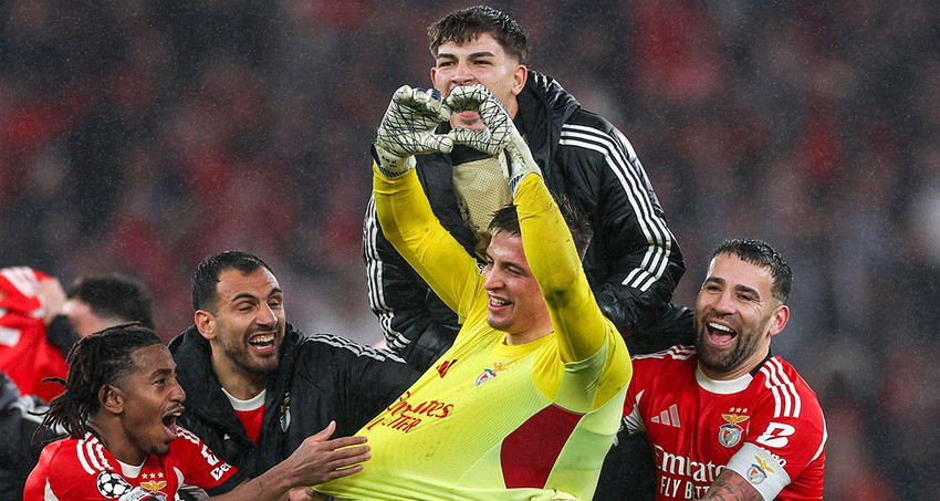 Şampiyonlar Ligi'nde d&uuml;n akşam  oynanan Benfica - Real Madrid m&uuml;cadelesinde turu ge&ccedil;en taraf Benfica olurken, Benfica'ya turu getiren gol&uuml; ise ma&ccedil;ın 8'inci uzatma dakikasında kaleci Trubin'den geldi... 