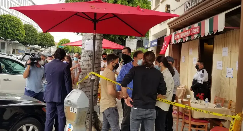 Ermeniler Türk kafesine saldırdı