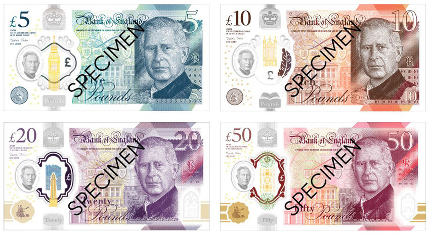 İngiltere'de yeni banknotlar tanıtıldı - Resim : 1
