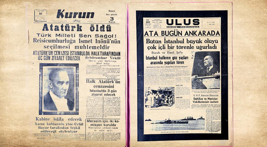 İşte Türkiye'yi yasa boğan 10 Kasım manşetleri - Resim: 2