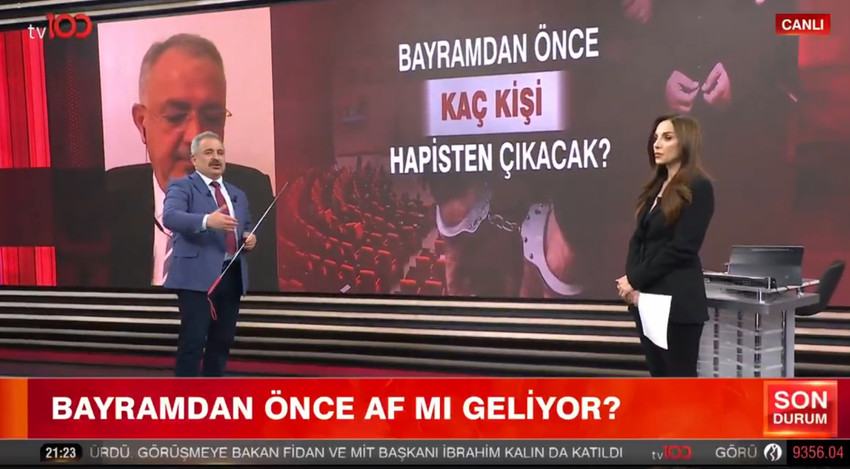 Ekrem İmamoğlu'nun tutuklandığı 19 Mart'ta operasyonu 11 Mart'ta duyuran gazeteci Sinan Burhan bu sefer de iktidarın salı günü TBMM'ye sunacağı yeni teklifle 35 bin mahkumun Kurban Bayramı öncesinde tahliye edileceğini öne sürdü.