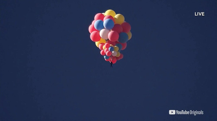 Nefes kesen deneme! Balonla 9 kilometre yükseldi - Resim: 1
