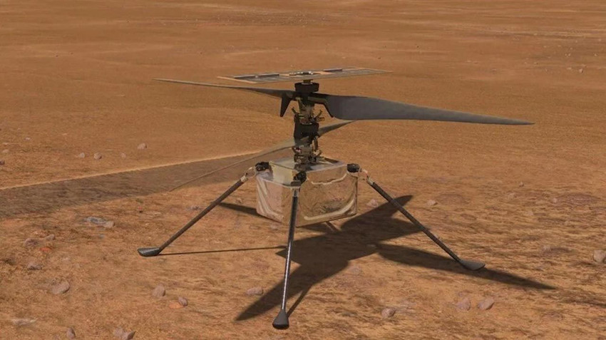 Mars'a gönderilen helikopter 21'inci uçuşunu tamamlandı - Resim: 1