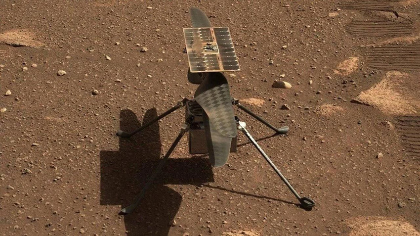 Mars'a gönderilen helikopter 21'inci uçuşunu tamamlandı - Resim: 2