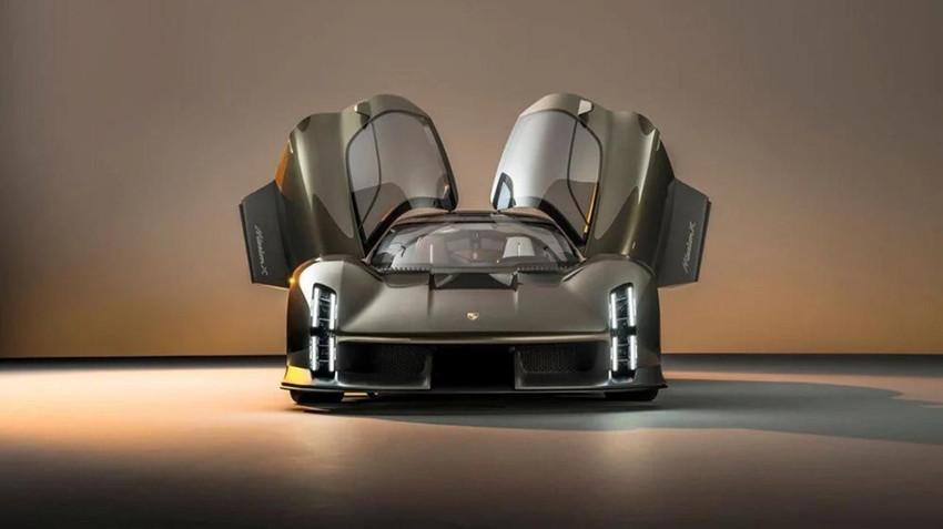 Porsche'nin elektrikli canavarı Mission X ortaya çıktı - Resim: 2