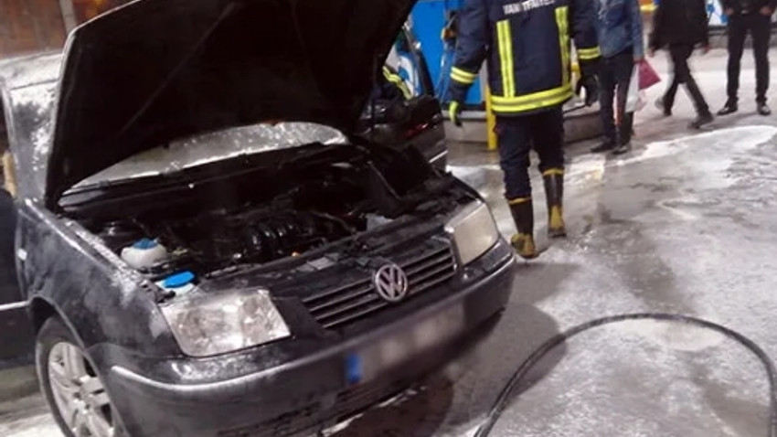 Akaryakıt istasyonunda korku dolu anlar! LPG tüpü patladı