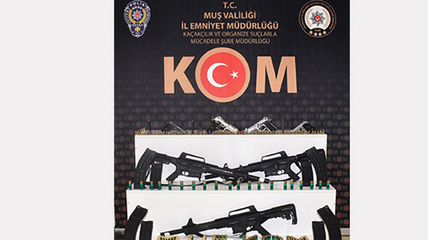Muş'ta silah ticareti operasyonu: 8 gözaltı