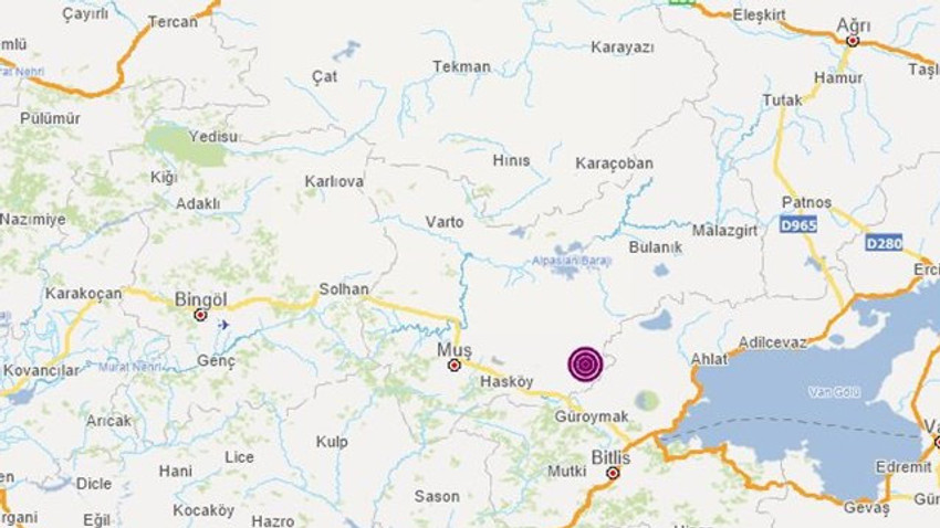 AFAD duyurdu! Muş'ta korkutan deprem