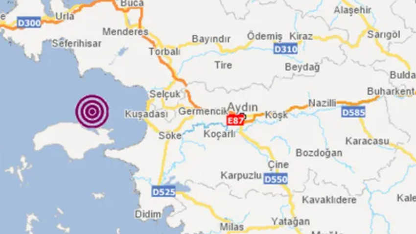 İzmir'de 4 büyüklüğünde şiddetli deprem