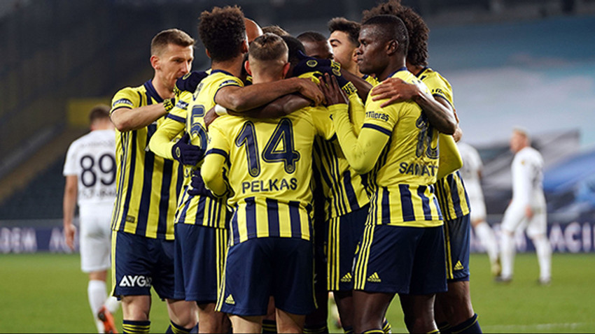 Fenerbahçe galibiyet serisini 3 golle sürdürdü