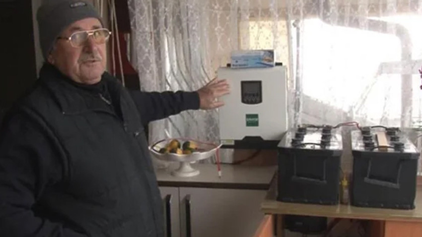 Kurduğu sistem sayesinde 8 yıldır elektriğe para vermiyor!