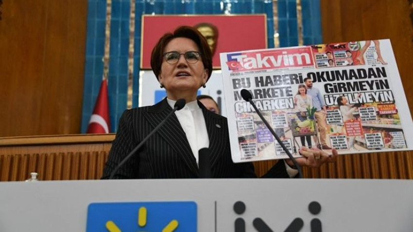 Takvim'den Akşener'e hakaret