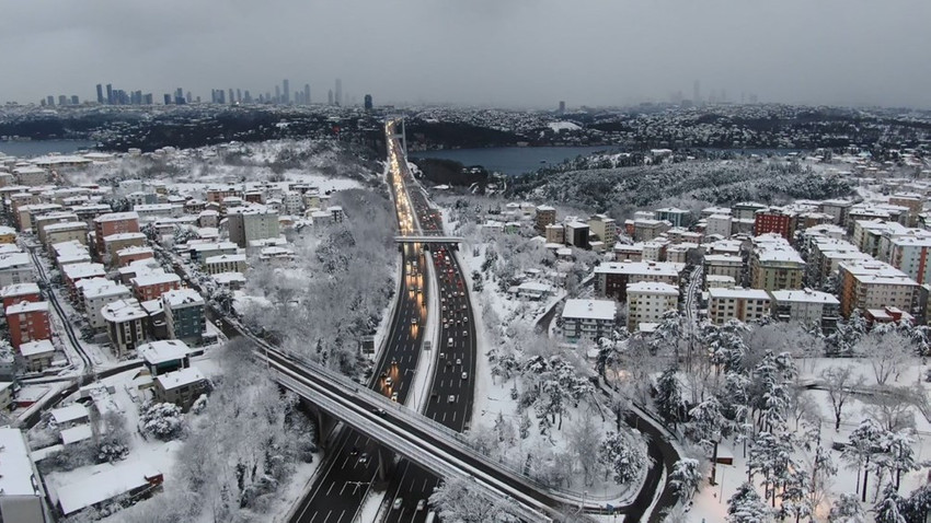 ''1987'' tahmini tutmadı! İşte İstanbul'da ilçe ilçe kar kalınlıkları - Resim: 2