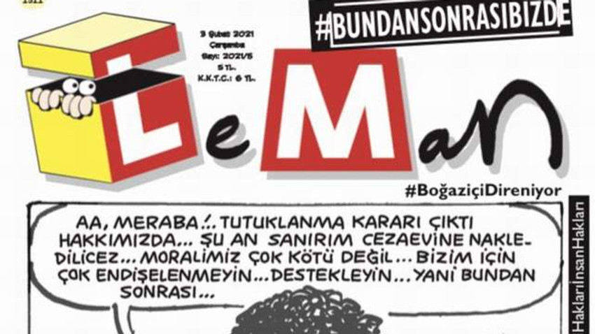 Leman'dan Boğaziçi kapağı: ''Bundan sonrası bizde!''