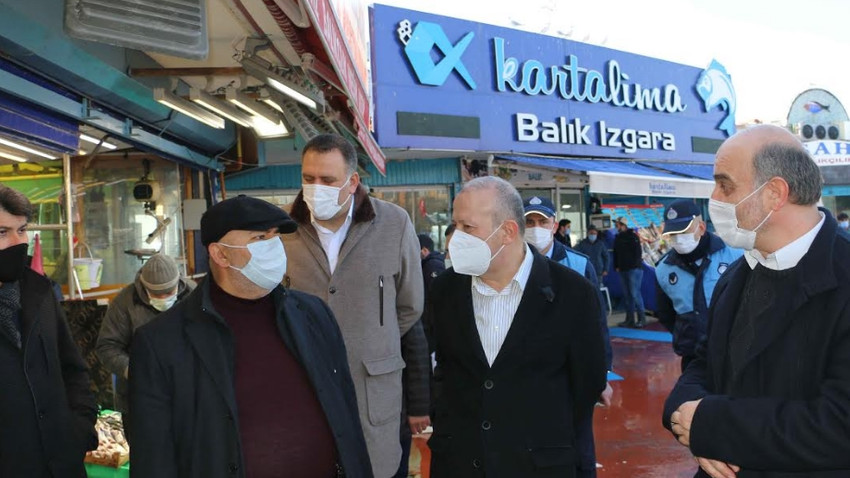 Kartal’da Covid-19 kısıtlamalarına sıkı denetim