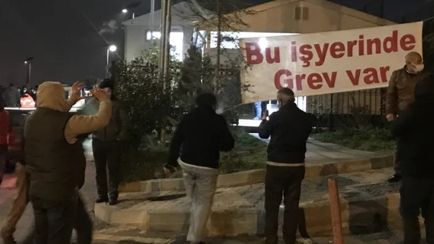 Maltepe Belediyesi'nde 1500 işçi greve çıktı