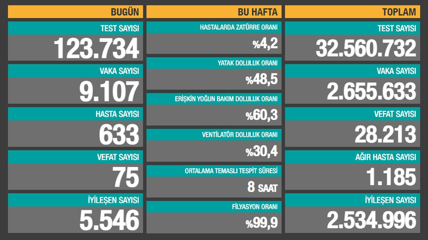 Böyle giderse zor normalleşiriz! Son 24 saatin korona tablosu açıklandı