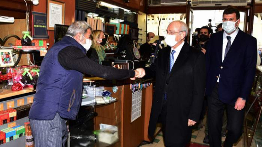 Kılıçdaroğlu'ndan Kadıköy esnafına ziyaret