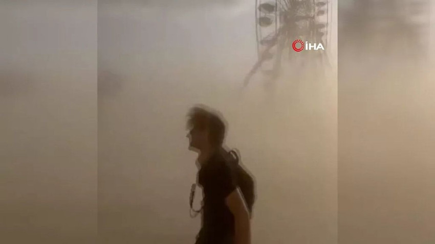 Plajda kabus! Tatilciler nereye saklanacağını şaşırdı - Resim: 3