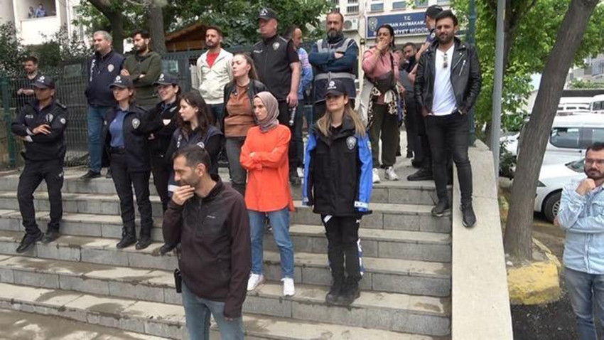 Polis alarma geçti: 150 kişilik grup emniyet binasına yürüdü - Resim: 2
