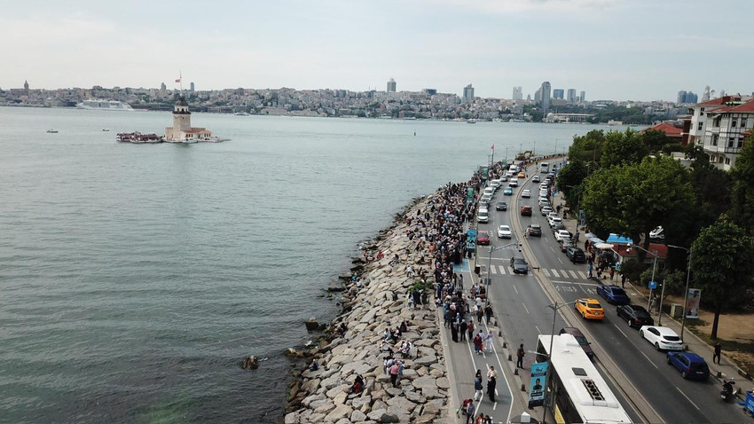 Kız Kulesi'nde metrelerce kuyruk oluştu - Resim: 3