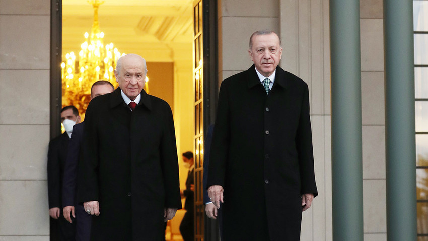 Cumhurbaşkanı Erdoğan Bahçeli ile iftarda buluştu - Resim : 1