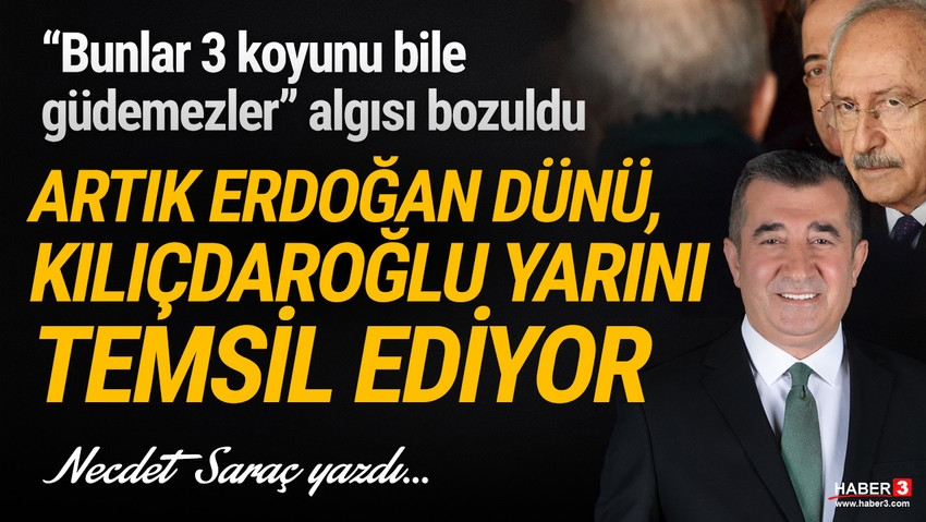 Haber3.com yazarı Necdet Saraç yazdı: Kılıçdaroğlu’nun söylemlerinin, biriken öfkeleri de dikkate alan iktidar tarafından arka arkaya uygulanmaya başlaması kamuoyunun önemli bir bölümünde "Bunlar üç koyunu bile güdemezler" algısını bozdu! 