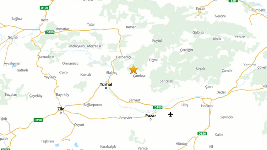 Tokat'ın Turhal ilçesinde 4.1 büyüklüğünde bir deprem meydana geldi. Depremi hissedenler kendini sokağa attı.