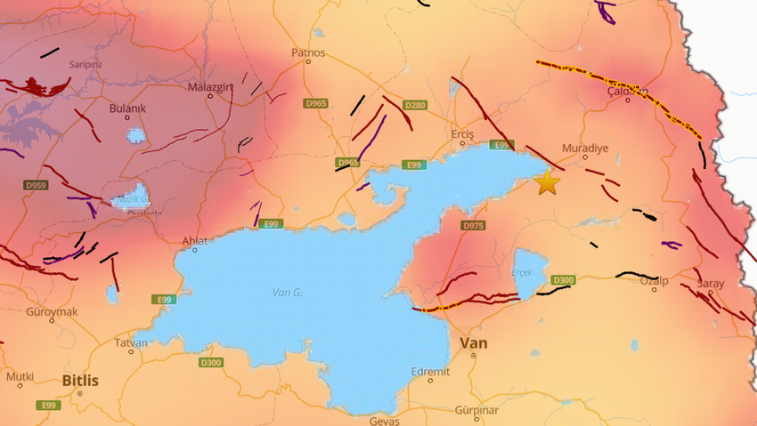 Van'ın Tuşba ilçesinde 3,9 büyüklüğünde deprem meydana geldi.