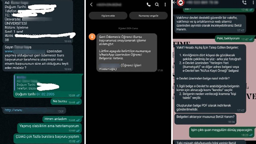 Eğer siz de bu haberin başlığına inandıysanız başınız her an büyük bir derde girebilir... Her gün yeni bir yöntemle vatandaşları kurdukları tuzağa çeken telefon dolandırıcıları şimdi de yeni eğitim ve öğretim yılı öncesi dolandırıcılar öğrencileri burs yardımı bahanesiyle ağına düşürmek için SMS ve mail gönderiyor. 